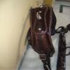 SHOWMEN CRAFT Brown Synthetic patent Nylon Driving harness With Designer patch work on all In 4 Size (Pony) view 3