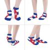 Flag of Cuba 5 Pairs Ankle Socks Non Slip Low Cut Sock Casual Athletic Short Socks No Show Socks for Women & Men view 3