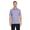 M MAELREG Golf Polo Shirts for Men Short Sleeve Performance Moisture Wicking Quick Dry Casual Collared Mens Polo Shirts Lavender view 2