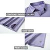 M MAELREG Golf Polo Shirts for Men Short Sleeve Performance Moisture Wicking Quick Dry Casual Collared Mens Polo Shirts Lavender view 4
