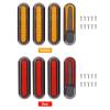 4X Wheel Cover Hub Cap Protective Shells Reflective Stickers Fit for Xiaomi Fit for Mi Electric Scooter Pro 2 M365 Scooter Accessories (Color : B) view 2