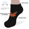 MS Multiple Sclerosis Awareness Butterfly 5 Pairs Ankle Socks Non Slip Low Cut Sock Casual Athletic Short Socks No Show Socks for Women & Men view 4