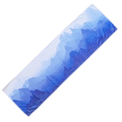 TAO Sport Towel Lightweight Cotton and Microfiber Towel Ultra Absorbent Men and Women Towel (Blue Mountain)