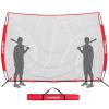 AOLIGEIJS Sports Barrier Net,Sports Net,Barricade Backstop Net,Perfect for Baseball,Softball,Soccer, Basketball,Lacrosse view 1