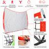 AOLIGEIJS Sports Barrier Net,Sports Net,Barricade Backstop Net,Perfect for Baseball,Softball,Soccer, Basketball,Lacrosse view 2