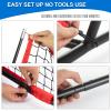 AOLIGEIJS Sports Barrier Net,Sports Net,Barricade Backstop Net,Perfect for Baseball,Softball,Soccer, Basketball,Lacrosse view 4