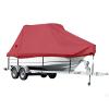 14-16ft Waterproof Marineboat Covers Sun Protection 600d Heavy Duty Boat Cover Outdoor Protection for Ships in Winter Extend Boat Cover Service Life,Red,14~16ft(510cm*230cm) view 1