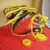 SHOWMEN CRAFT Exclusive Yellow/Black Synthetic Nylon Driving Harnes For Single Horse in 4 Size (Full) view 2