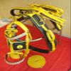 SHOWMEN CRAFT Exclusive Yellow/Black Synthetic Nylon Driving Harnes For Single Horse in 4 Size (Full) view 3