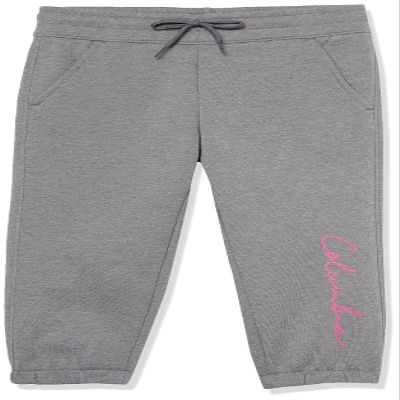 Columbia Youth Girls Trek II Jogger, City Grey Heather/Pink Ice, Medium