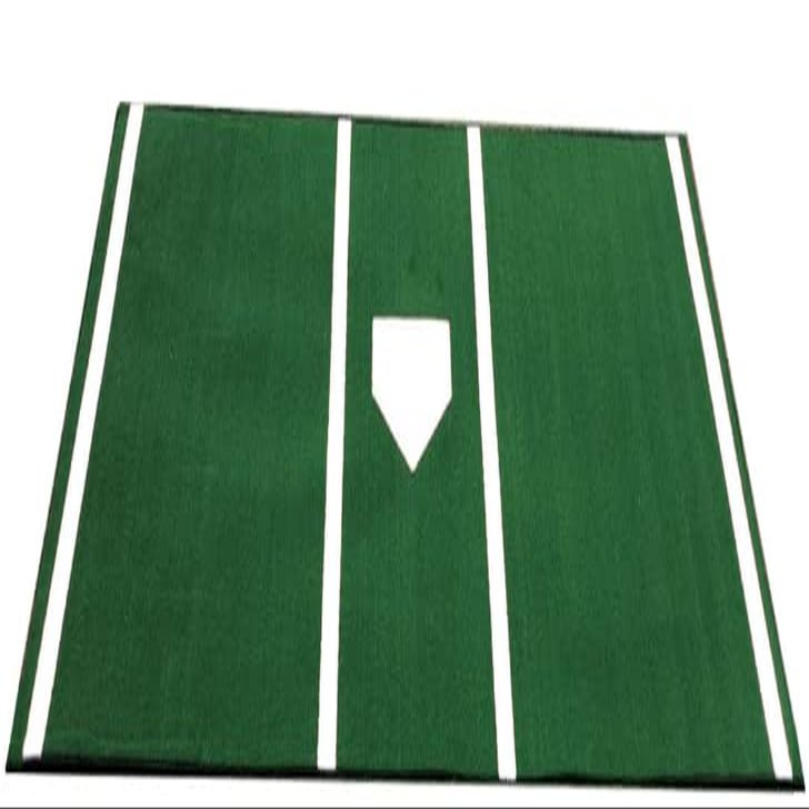 Jones Sports Pro Homeplate Mat Turf (Green or Clay) (6' X 12' OR 7' X 12') (7' X 12', Green)