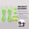 3 Pairs No Tie Shoe Laces for Kids Adults Elastic Shoe Laces with Lock Device for Sneakers (Green) view 3