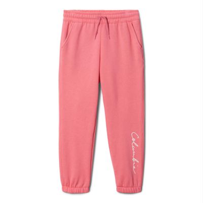 Columbia Youth Girls Trek II Jogger, Camellia Rose/White, Medium