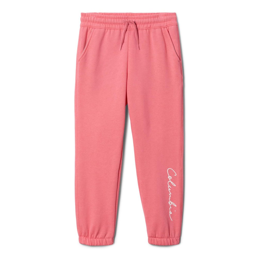 Columbia Youth Girls Trek II Jogger, Camellia Rose/White, Medium