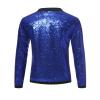 XUNRYAN Mens Sequin Jacket Open Front Cardigan Dance Blazer 70s 80s Disco Costumes Novelty Jackets Coat 1970s Hippie Outfits view 2