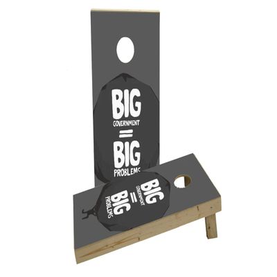 Political Big Government Custom Cornhole Board Game Set