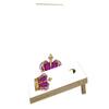 King Queen Crown 2 Custom Cornhole Board Game Set view 1