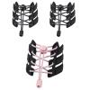 3 Pairs No Tie Shoe Laces for Kids Adults Elastic Shoe Laces with Lock Device for Sneakers (Pink) view 1