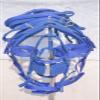 SHOWMEN CRAFT Nylon Driving Harness for Single Horse in Blue with Diamonte Browband Bridle Available in 4 Size (Cob) view 2