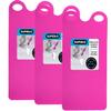 Superio Snow Slider Mat, Flexible Snow Sled Flying Carpet, Roll up Sleds for Kids and Adults 54" Lightweight Plastic Snowboard Sled(Fuchsia-Pink 3 Pack) view 1