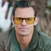 Night Vision Bifocal Reading glasses with UV Protection Lens for Men Women Outdoor Cycling Driving Sports Readers (black yellow, 2, multiplier_x) view 2