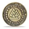 Viking Valknut Coin Knot of The Slain Warrior Coin Nordic Mythology Talisman