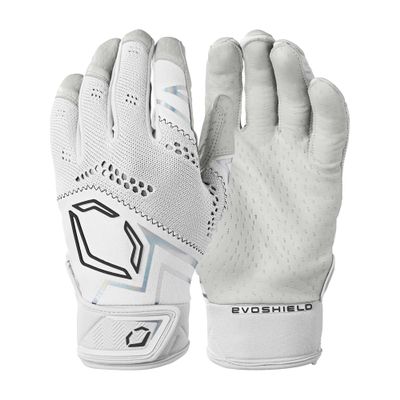 EvoShield Adult Pro-SRZ V2 Batting Gloves - Team White, 2X-Large