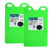 Superio Snow Slider Mat, Flexible Snow Sled Flying Carpet, Roll up Sleds for Kids and Adults 54" Lightweight Plastic Snowboard Sled(Green 2 Pack) view 1