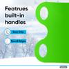 Superio Snow Slider Mat, Flexible Snow Sled Flying Carpet, Roll up Sleds for Kids and Adults 54" Lightweight Plastic Snowboard Sled(Green 2 Pack) view 4