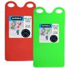 Superio Snow Slider Mat, Flexible Snow Sled Flying Carpet, Roll up Sleds for Kids 36" Lightweight Portable Plastic Snowboard Sled (Red/Green) view 1