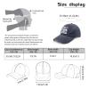 That's Whats I Do I Fix Stuff and I Know Things Distressed Baseball Caps for Men Graphic Washed Denim Adjustable Hat view 3