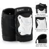 Tanden Skating Protective Gear Adult Knee and Elbow Pads Wrist Guards for Roller Skating Skateboarding, Skate Pads Adult Knee Pads for Men Women White view 3