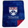 Dormitory 101 U Penn Wharton Premium Quality Plush Fleece Blanket - X Large 60"X80". Queen Size. Great Gift! view 2
