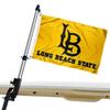 Cal State Long Beach 49ers Golf Cart Flag Pole and Holder Mounting Bracket view 1