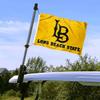 Cal State Long Beach 49ers Golf Cart Flag Pole and Holder Mounting Bracket view 2