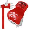 BEAST RAGE Inner Gloves with Hand Wraps Quick Wrap Long 36" Wrist Support MMA Muay Thai Bandages Punching Martial Arts Training Men Women Kickboxing Bandages Under Bag Gloves (Red Rage, S (Adult)) view 1