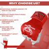 BEAST RAGE Inner Gloves with Hand Wraps Quick Wrap Long 36" Wrist Support MMA Muay Thai Bandages Punching Martial Arts Training Men Women Kickboxing Bandages Under Bag Gloves (Red Rage, S (Adult)) view 4