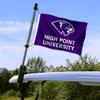 High Point Panthers Golf Cart Flag Pole and Holder Mounting Bracket view 2