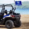 Eastern Illinois Panthers Golf Cart Flag Pole and Holder Mounting Bracket view 4