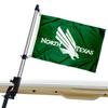 North Texas Mean Green Golf Cart Flag Pole and Holder Mounting Bracket view 1