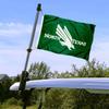 North Texas Mean Green Golf Cart Flag Pole and Holder Mounting Bracket view 2