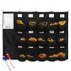 Get Out! Dugout Organizer for Helmets, Gloves, Bats and More - 15 Pocket Baseball Coaching Accessories Tee Ball and Softball Equipment Hanging Fence Rack with 7 hooks view 1