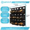 Get Out! Dugout Organizer for Helmets, Gloves, Bats and More - 15 Pocket Baseball Coaching Accessories Tee Ball and Softball Equipment Hanging Fence Rack with 7 hooks view 2