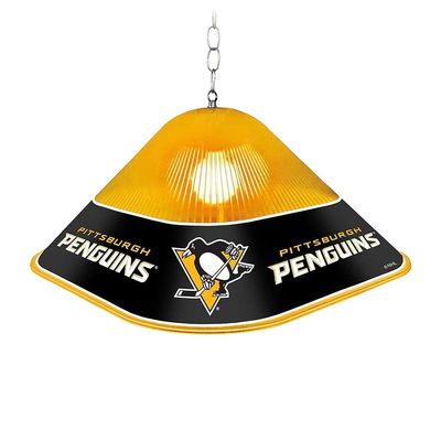 The Fan-Brand NHL Pittsburgh Penguins - Yellow: Game Table Light - Sports Team Bar Sign Dcor: Home, Dorm, Garage, Office, Fan Cave