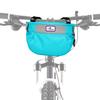 Po Campo Kids Bicycle Basket  Whoosh Bike Basket  Front Frame Handlebar Bag  Waterproof Fabric Bike Basket for Boys, Girls, Toddlers Bike or Scooter (Blast Blue) view 1