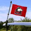 Northern Illinois Huskies Golf Cart Flag Pole and Holder Mounting Bracket view 2