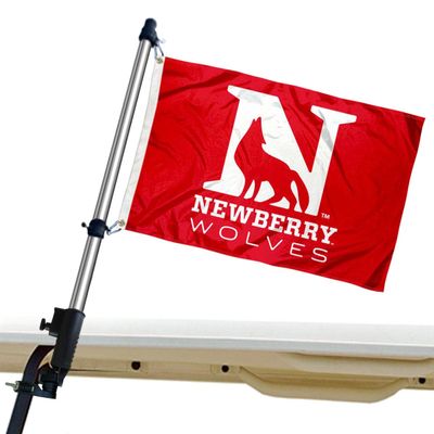 Newberry College Golf Cart Flag Pole and Holder Mounting Bracket