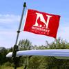 Newberry College Golf Cart Flag Pole and Holder Mounting Bracket view 2