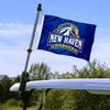 New Haven Chargers Golf Cart Flag Pole and Holder Mounting Bracket view 2