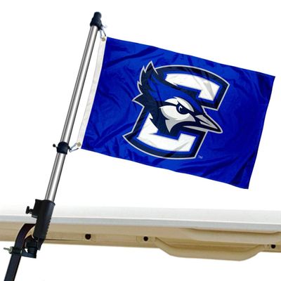 Creighton Bluejays Golf Cart Flag Pole and Holder Mounting Bracket